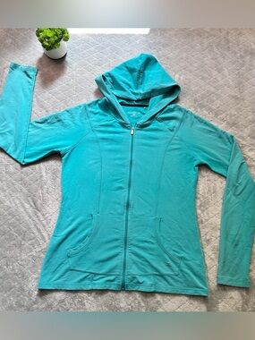 💙 Coastal Athleisure Zip Hoodie Jacket Danskin Medium